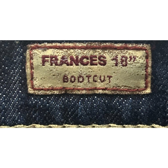 Silver Frances 18 Bootcut Jeans Womens 29X33 Blue Distressed Dark Actual 30X32 - Picture 7 of 10